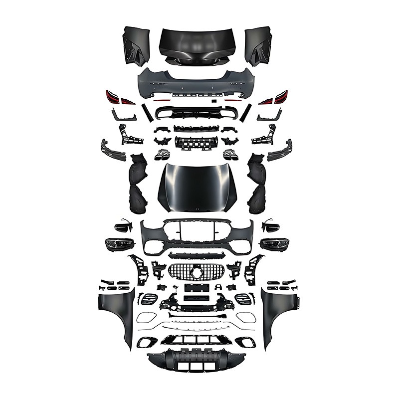 W221 Pou W223 S63 Upgrade Twous Kò pou Benz (2006 - 2013)